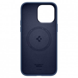 Spigen SILICONE FIT MAG MAGSAFE IPHONE 14 PRO NAVY BLUE