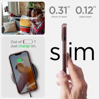 Spigen ULTRA HYBRID IPHONE 14 ROSE CRYSTAL