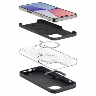 Spigen SILICONE FIT MAG MAGSAFE IPHONE 14 PRO BLACK