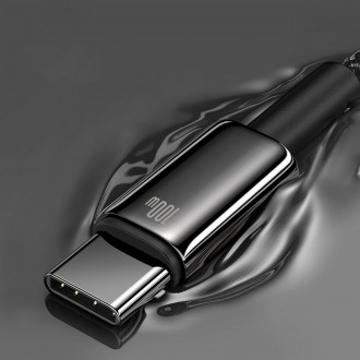 Baseus Tungsten Gold kabel USB-A - USB-C 480Mb/s 100W 1m černý (CAWJ000001)