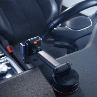 Baseus Easy Control Pro držák kokpitu šedý (verze s přísavkou) (SUYK020014)