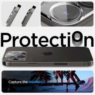Spigen OPTIK.TR CAMERA PROTECTOR 2-PACK IPHONE 14 PRO / 14 PRO MAX CRYSTAL CLEAR COVER
