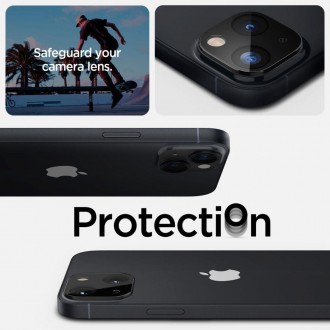 Spigen Optik.TR Camera Protector glass for iPhone 14/14 Plus camera, 2 black