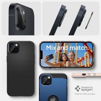 Spigen Optik.TR Camera Protector glass for iPhone 14/14 Plus camera, 2 black