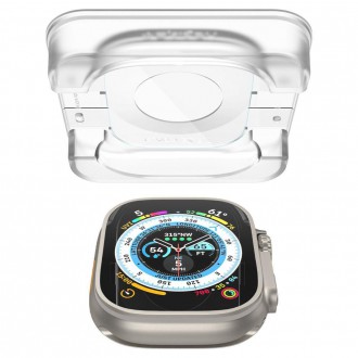 Tvrzené sklo Spigen GLAS.TR &quot;EZ FIT&quot; 2BALOVÉ HODINKY Apple Watch (49 MM) ČIRY