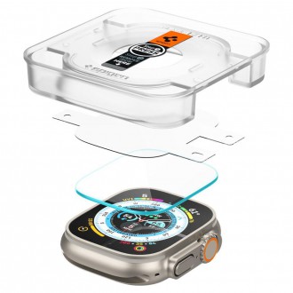 Tvrzené sklo Spigen GLAS.TR &quot;EZ FIT&quot; 2BALOVÉ HODINKY Apple Watch (49 MM) ČIRY