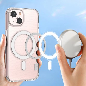 Clear Magnetic Case MagSafe case for iPhone 14 magnetic transparent cover