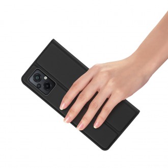 Dux Ducis Skin Pro case Xiaomi Poco M5 wallet holster cover with flip black