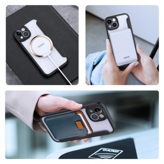 Dux Ducis Skin X Pro case iPhone 14 MagSafe magnetic flip case black