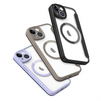 Dux Ducis Skin X Pro Case iPhone 14 Magnetic MagSafe Flip Case Purple