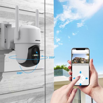 Choetech WiFi kamera s aplikací pro ovládání Android/iOS + 5W solární panel (ASC005)