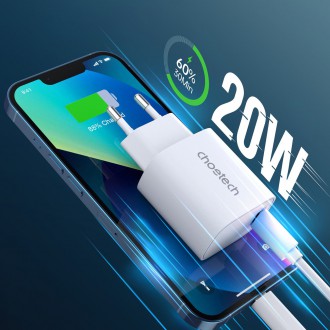 Choetech nabíječka Q5004 20W PD iPhone 12/13 bílá (2ks)