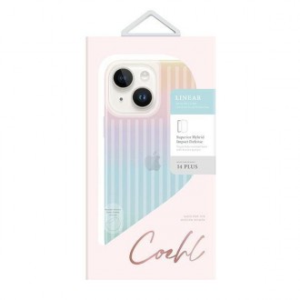 Uniq case Coehl Linear iPhone 14 Plus 6.7&quot; opal/iridescent