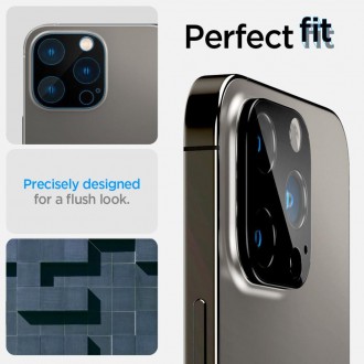 Spigen Optik. TR Camera Protector Camera tempered glass (2 pcs) iPhone 14 Pro / 14 Pro Max black