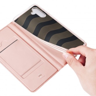 Pouzdro Dux Ducis Skin Pro pro Samsung Galaxy A14 5G Flip Card Wallet Stand Pink