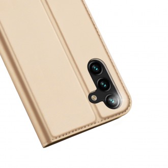 Pouzdro Dux Ducis Skin Pro pro Samsung Galaxy A14 5G Flip Card Wallet Stand Gold