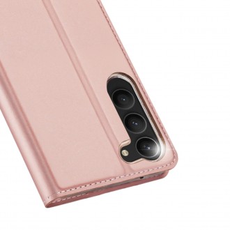 Pouzdro Dux Ducis Skin Pro pro Samsung Galaxy S23 Flip Card Wallet Stand Pink