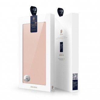 Pouzdro Dux Ducis Skin Pro pro Samsung Galaxy S23+ flip cover card stojánek na peněženku růžové
