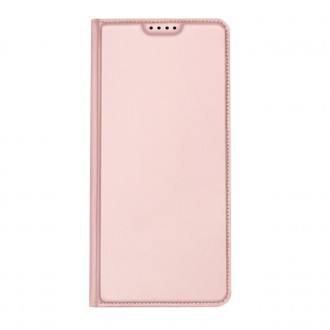 Pouzdro Dux Ducis Skin Pro pro Samsung Galaxy S23+ flip cover card stojánek na peněženku růžové