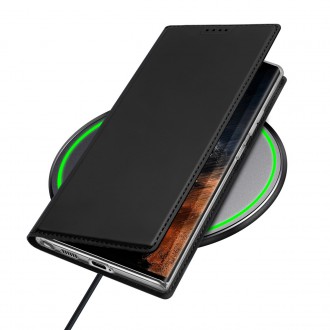 Pouzdro Dux Ducis Skin Pro pro Samsung Galaxy S23 Ultra Flip Card Wallet Stand Black
