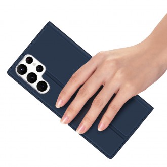 Pouzdro Dux Ducis Skin Pro pro Samsung Galaxy S23 Ultra Flip Card Wallet Stand Blue