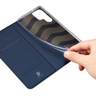 Pouzdro Dux Ducis Skin Pro pro Samsung Galaxy S23 Ultra Flip Card Wallet Stand Blue