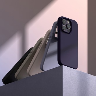 Ringke silikonové pouzdro iPhone 14 Pro Max silikonový zadní kryt fialový (SI004E83)