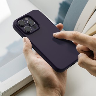 Ringke silikonové pouzdro iPhone 14 Pro Max silikonový zadní kryt fialový (SI004E83)