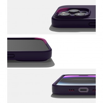 Ringke silikonové pouzdro iPhone 14 Pro Max silikonový zadní kryt fialový (SI004E83)