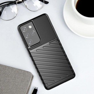 Silikonové pouzdro Thunder Case pro Samsung Galaxy S23 Ultra černé