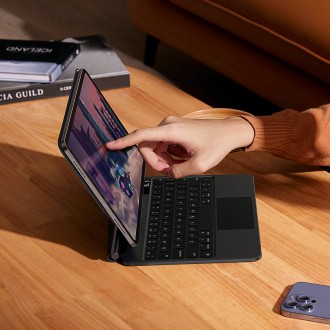 Magnetické pouzdro Baseus Brilliance bezdrátová klávesnice s podsvícenými klávesami a displejem iPad Pro 11&quot; (2018/2020/2021) / iPad Air 4 10,9&q