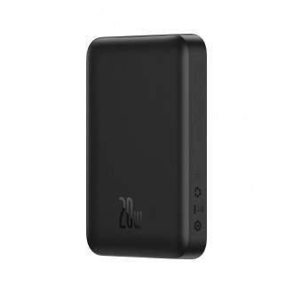 [RETURNED ITEM] Magnetická mini power banka Baseus s MagSafe 15W / PD QC 20W 10000mAh černá (Overseas Edition) + kabel řady Xiaobai USB-C - USB-C 60W
