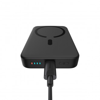 [RETURNED ITEM] Magnetická mini power banka Baseus s MagSafe 15W / PD QC 20W 10000mAh černá (Overseas Edition) + kabel řady Xiaobai USB-C - USB-C 60W
