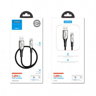 Rychlonabíjecí kabel Joyroom Sharp Series USB-A - USB-C 3A 3m černý (S-M411)