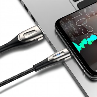 Rychlonabíjecí kabel Joyroom Sharp Series USB-A - USB-C 3A 2m černý (S-M411)