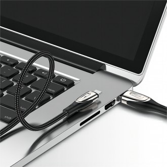 Rychlonabíjecí kabel Joyroom Sharp Series USB-A - USB-C 3A 2m černý (S-M411)