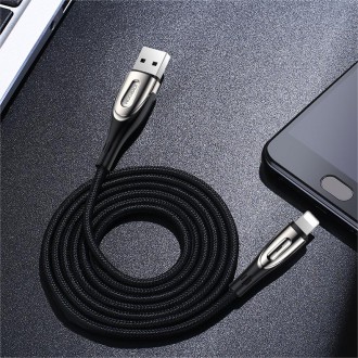 Rychlý nabíjecí kabel Joyroom Sharp Series USB-A – Lightning 3A 2m černý (S-M411)