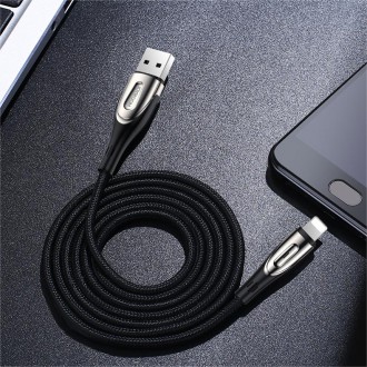 Rychlý nabíjecí kabel Joyroom Sharp Series USB-A – Lightning 3A 1,2 m černý (S-M411)