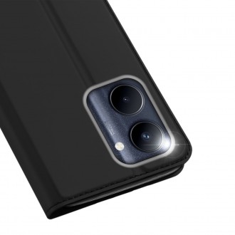 [RETURNED ITEM]  Dux Ducis Skin Pro Case Realme C33 Flip Card Wallet Stand Black