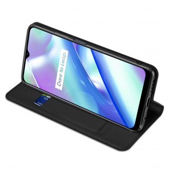 [RETURNED ITEM]  Dux Ducis Skin Pro Case Realme C33 Flip Card Wallet Stand Black