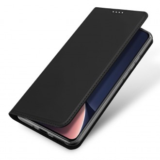 Dux Ducis Skin Pro pouzdro Xiaomi 13 kryt s vyklápěcím stojánkem na peněženku černý