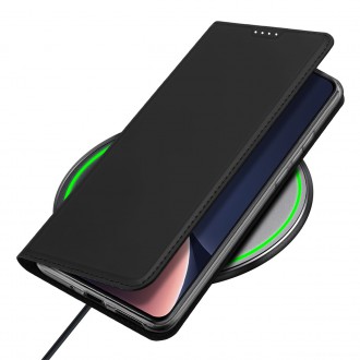 Dux Ducis Skin Pro pouzdro Xiaomi 13 kryt s vyklápěcím stojánkem na peněženku černý