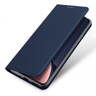 Dux Ducis Skin Pro pouzdro Xiaomi 13 flip cover stojánek na peněženku na karty modrý