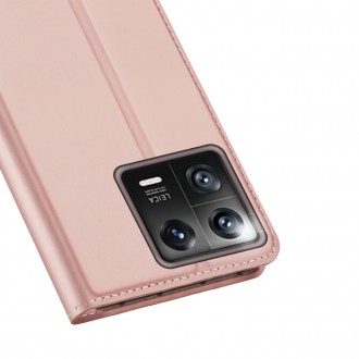 Dux Ducis Skin Pro Case Xiaomi 13 Flip Card Wallet Stand Pink