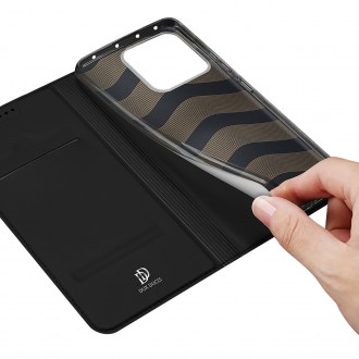 Dux Ducis Skin Pro pouzdro Xiaomi 13 Pro kryt s vyklápěcím stojánkem na peněženku černý