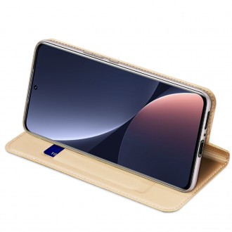 Dux Ducis Skin Pro Case Xiaomi 13 Pro Flip Card Wallet Gold Stand