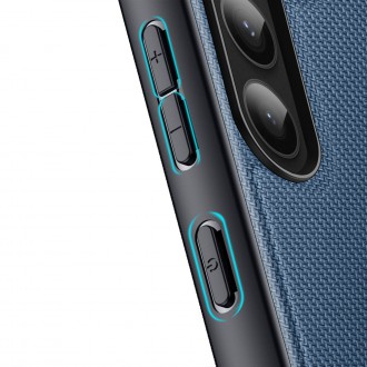 Dux Ducis Fino pouzdro Samsung Galaxy S23+ kryt se silikonovým rámečkem modrý