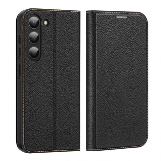 Pouzdro Dux Ducis Skin X2 Samsung Galaxy S23+ flip case stojánek na peněženku černý