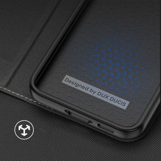 Pouzdro Dux Ducis Skin X2 Samsung Galaxy S23+ flip case stojánek na peněženku černý
