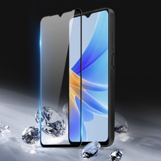 Dux Ducis 9D Tempered Glass Tvrzené sklo Oppo A17 9H s černým rámem